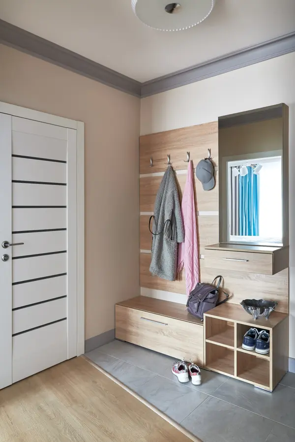 Интерьер квартиры для семьи с двумя детьми.