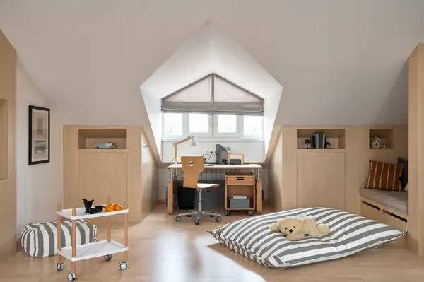 Мансарда для детей 40 м2