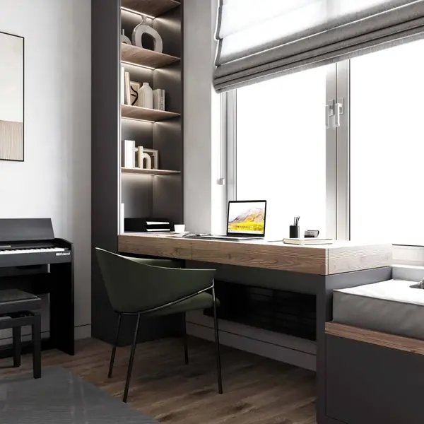 Дизайн и ремонт квартиры в ЖК «Манифест» — Тёплая графика