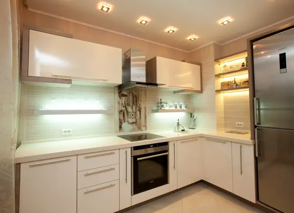 Кухня в квартире 90 м.кв. (Кемерово, 2017 год)