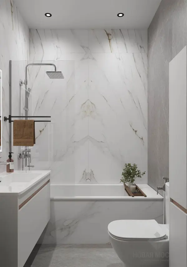 Дизайн-проект трехкомнатной квартиры ЖК "Лучи"