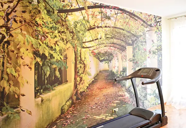 Фотообои в тренажерной комнате