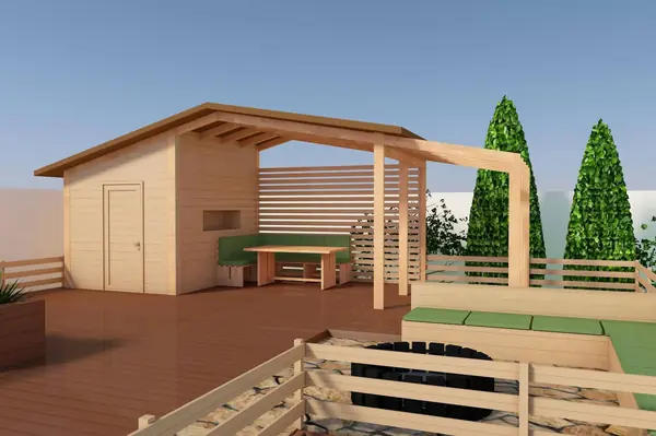 Беседка в Мамонтово