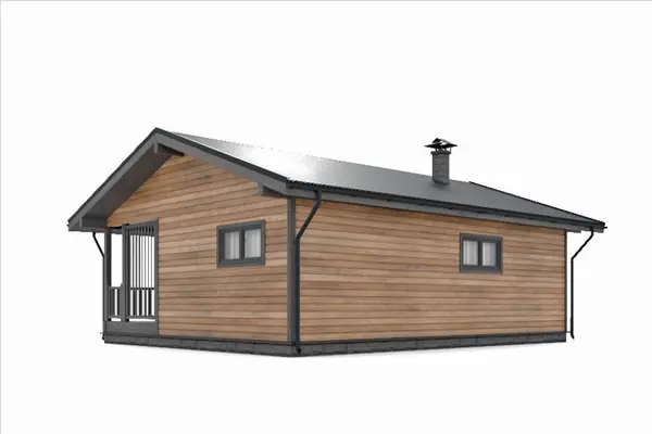 Каркасная баня 9х10 м