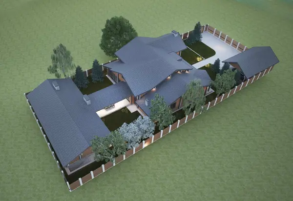 Проект дома в стиле шале