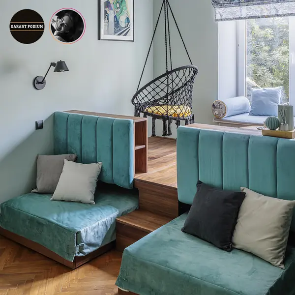 Подиум с выдвижными кроватями