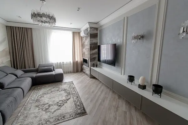 Реализация гостиной в стиле "Современная классика"