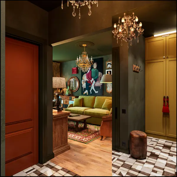 Дизайн квартиры 60 м2 в новостройке от ПИК 2 вариант