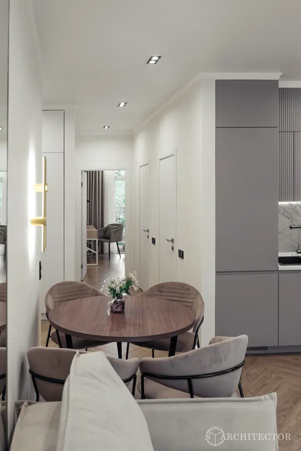 Дизайнерский ремонт квартиры в Жк Меркато