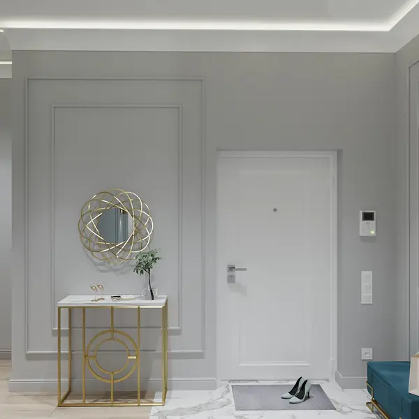 Дизайн-проект квартиры, площадью 72,87 м2