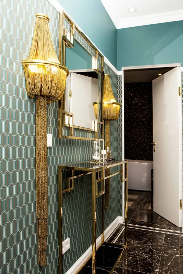 Помпезный Арт-деко в квартире на Нагатинской