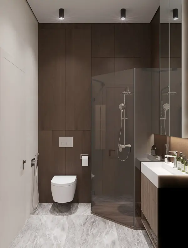 Современный интерьер для молодой семьи в квартире 36 м²