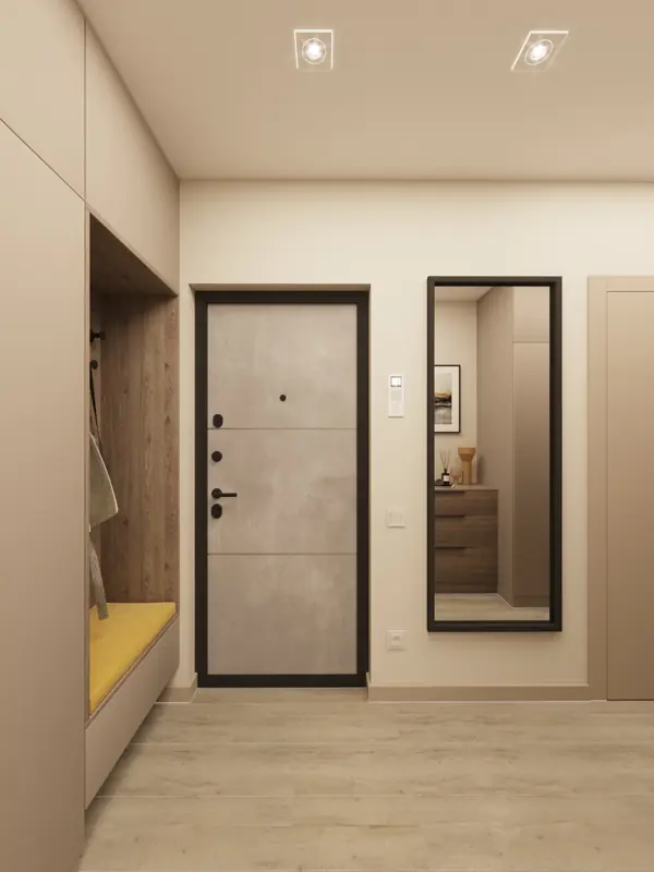 Дизайн проект трёхкомнатной квартиры