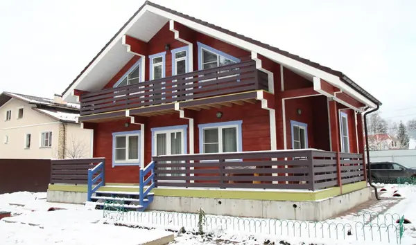 Деревянный дом из клееного бруса 300 кв.м. (СП-300)