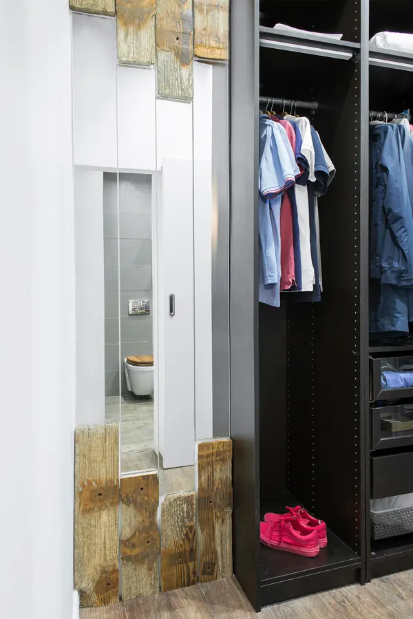 Квартира в стиле лофт для холостяка с 2мя кошками и собакой