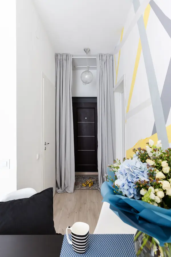 Однокомнатная квартира про проекту Александры Сафроновой