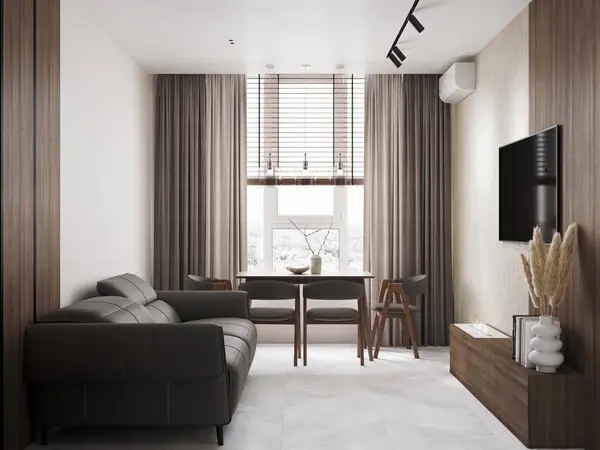 Гостиная с диваном Paul в проекте Дианы Винокуровой