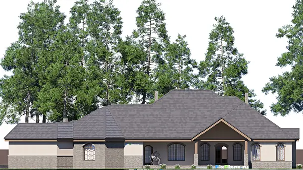 Проект одноэтажного дома 34х26м S428м2 F-17216