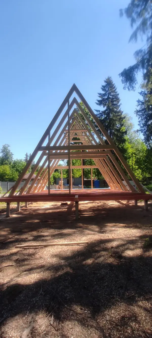 Каркасный одноэтажный дом