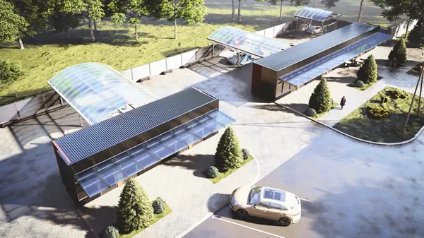 Торговый комплекс и автомойка