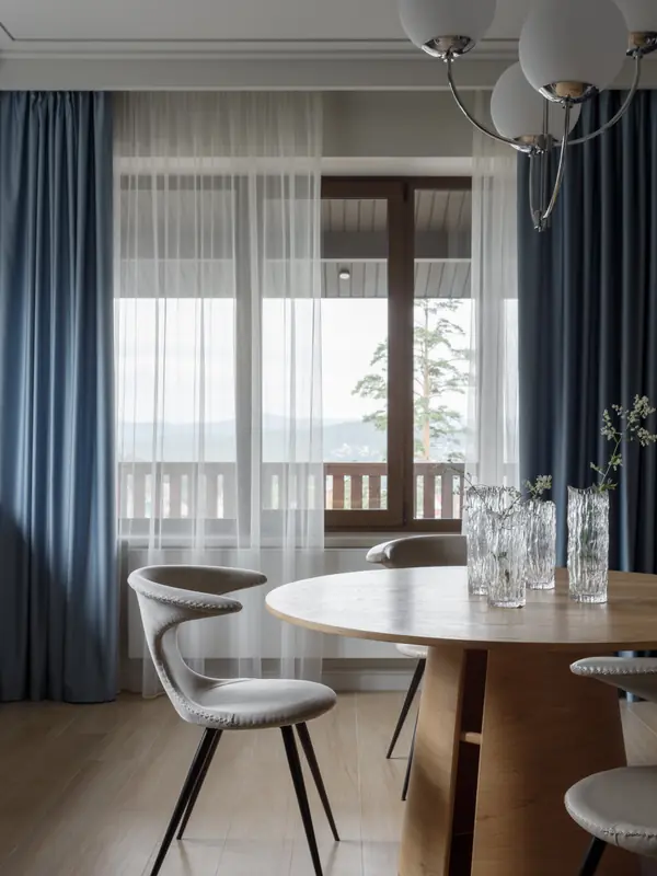 Дизайн интерьера дома 187 м.кв. расположенного среди Уральских гор.