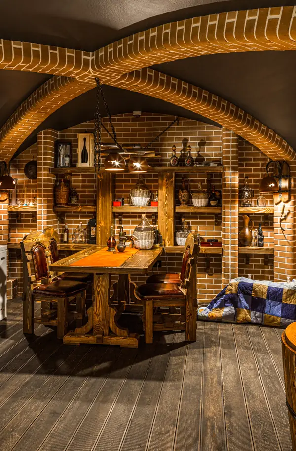 Винный погреб в загородном доме в г.Находка