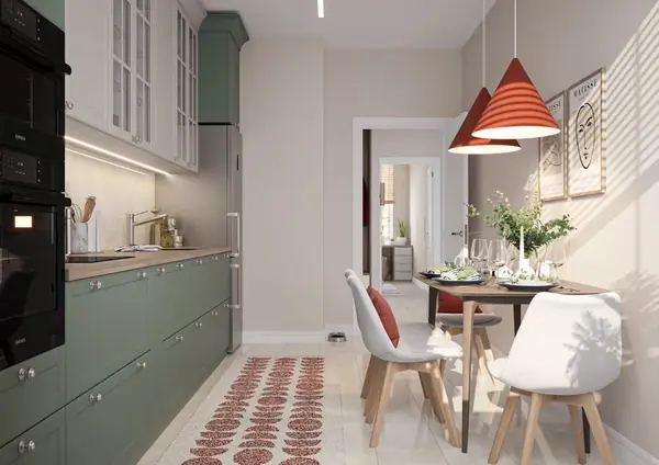 Ремонт квартиры 78 м2 в современном стиле с элементами сканди