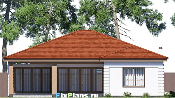 Проект одноэтажного дома 14х23м S234м2 F-17270