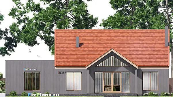 Проект одноэтажного дома 18х21м S246м2 F-16685