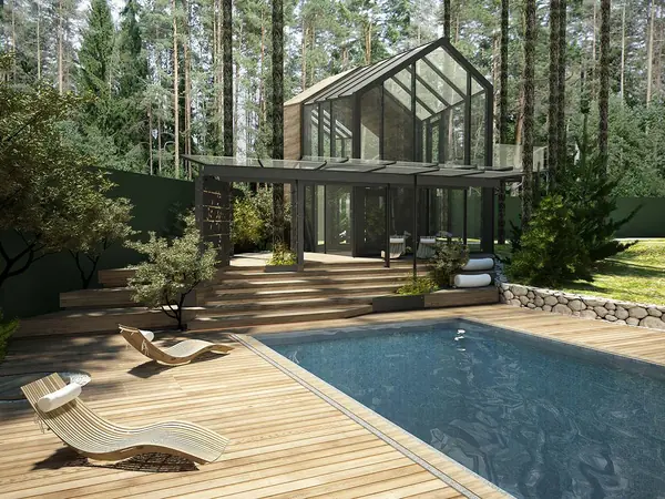 Терраса в загородной резиденции