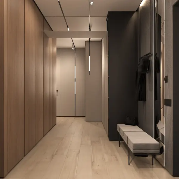 Дизайн-проект квартиры, ул. Нахимсона 107м2. Минимализм