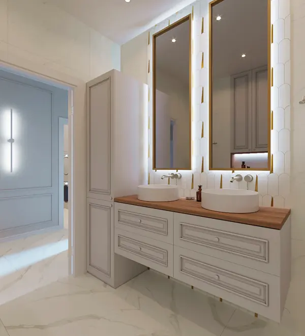 Квартира в стиле неоклассика в ЖК FAMILIA