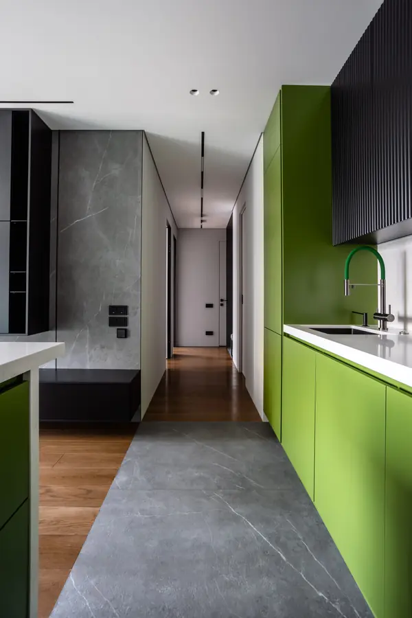 Современный интерьер квартиры 60 м2 в ЖК Академика Павлова 28