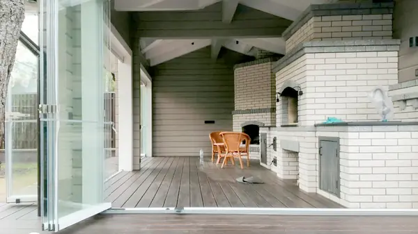 Гриль-домик с остеклением "книжка"