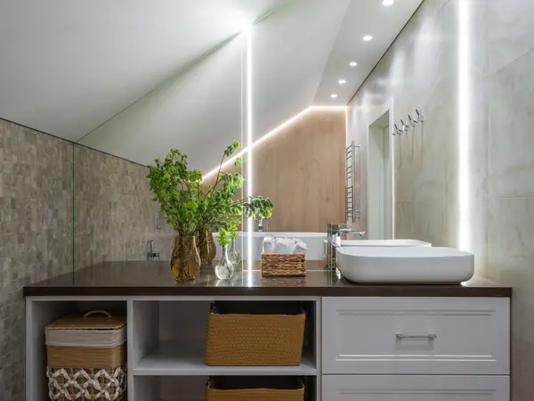 Двухэтажный дом с террасой площадью 170 м²