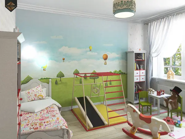 "Фьюжн в интерьере"трехкомнатная квартира в Казани по ул. Муштари