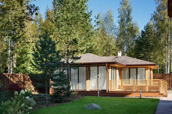 Летняя кухня с барбекю