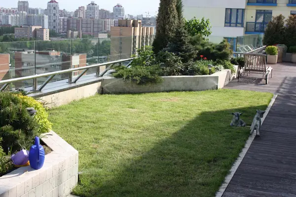 Автополив на крыше ул. Мосфильмовская