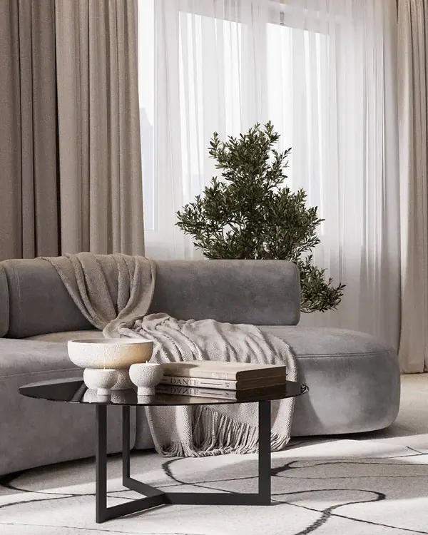 Проект Лилии Малой. Квартира с диваном Kenzo