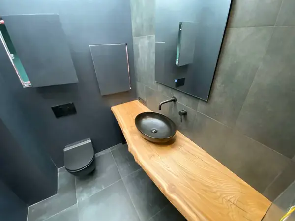 Консоль из слэба под раковину