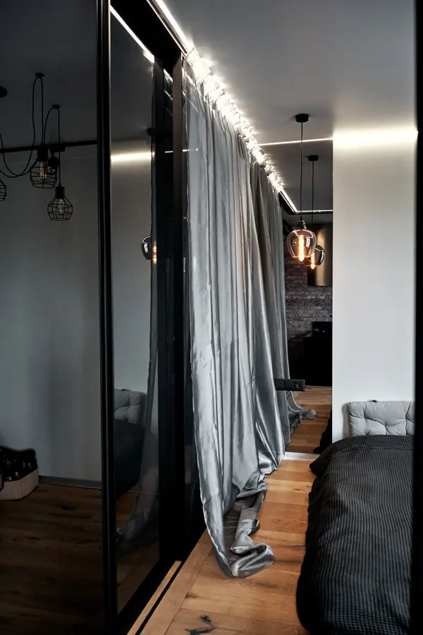 Угловая интерьерная перегородка raumplus