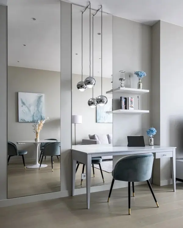 Дизайн интерьера апартаментов в Neva Towers, Москва-Сити (70 м2)