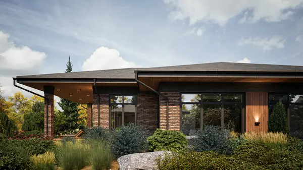 Прерий на берегу озера