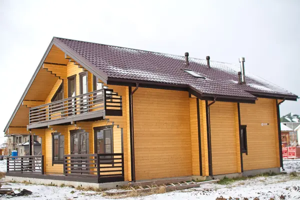 Деревянный дом из клееного бруса 237 метров (СП-237 GOOD WOOD)