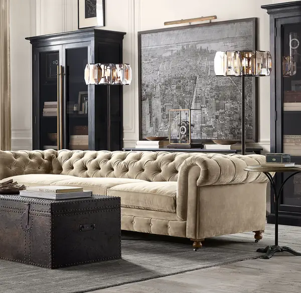 Гостиная в стиле лофт