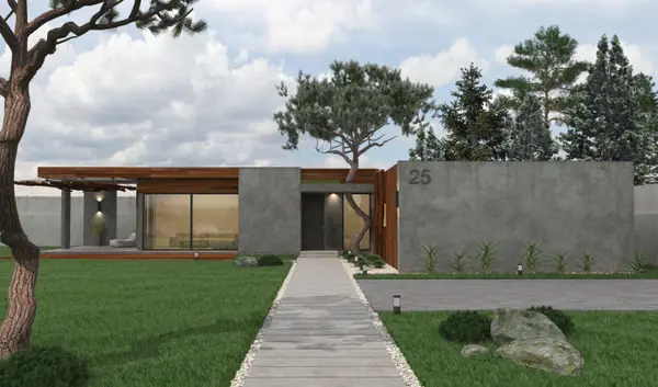 Загородный дом в современном стиле – 160,4 кв.м.