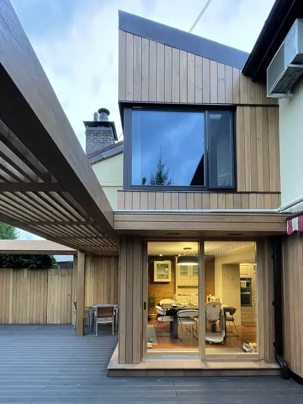 Расширение пентхауса с перголой