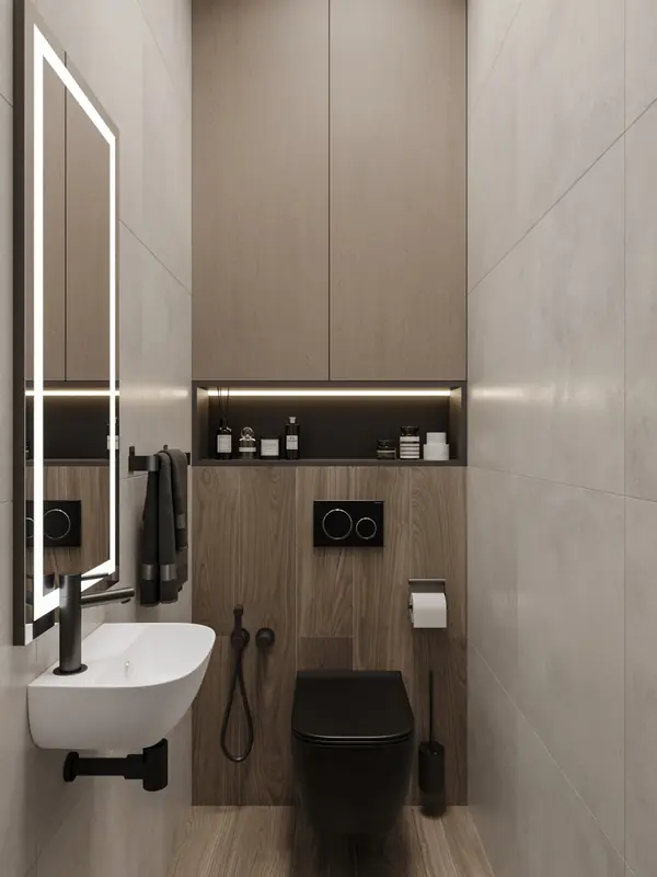 Светлая квартира для семьи из двух человек