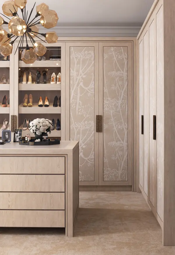 Dressing room in a residential house