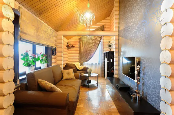 Бревенчатый дом для гостей